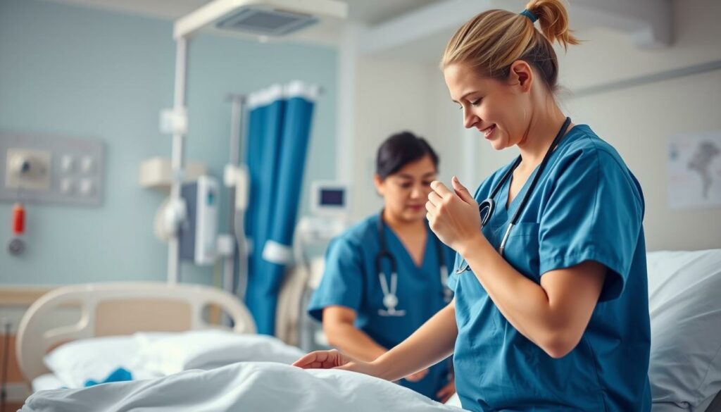 Pflegehilfskraft im Krankenhaus Pflegehilfskraft im Krankenhaus